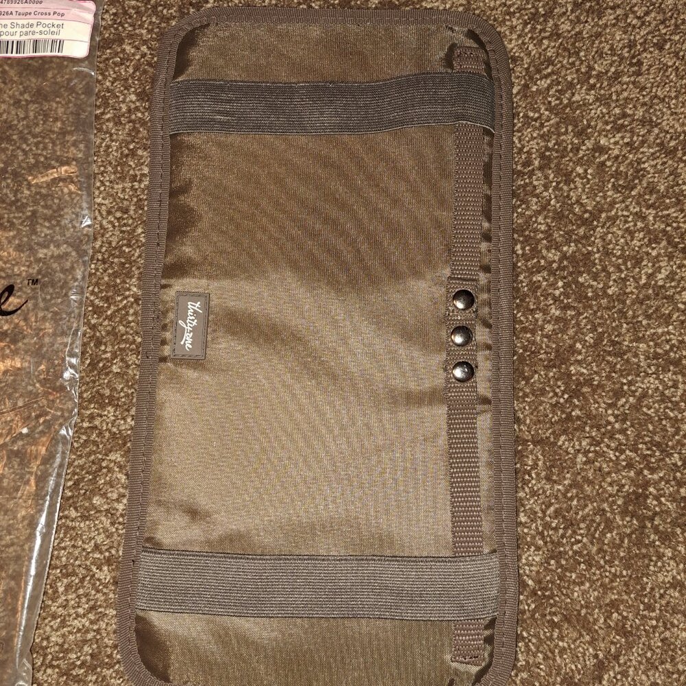 NWT Thirty one Made In The Shade Pocket car organizer in Taupe Cross Pop - Picture 5 of 7